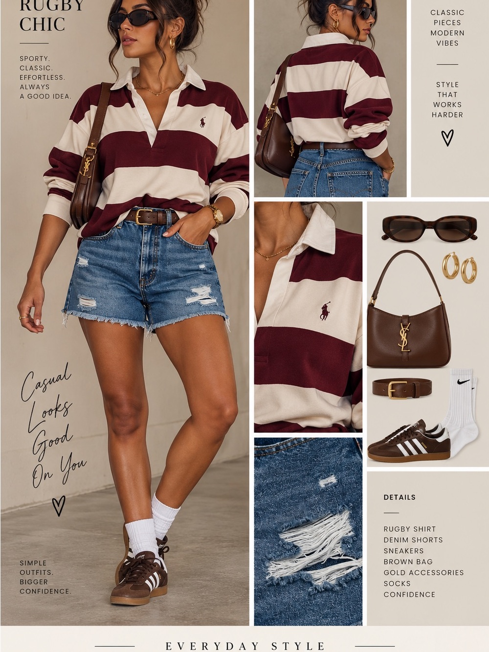 Denim button up shorts